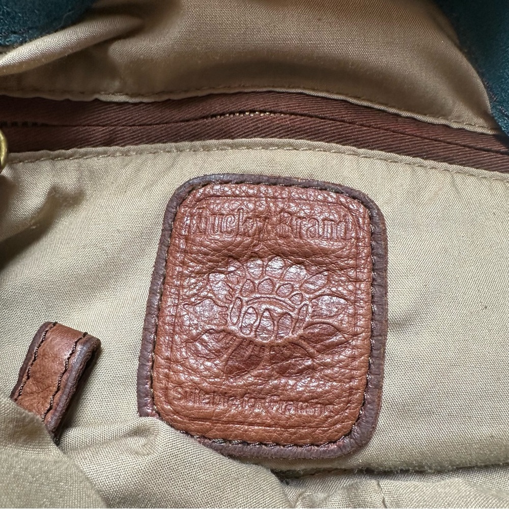 Boho Butterfly Canvas Tote | Slouchy Leather Trim · Lucky Brand - Picture 4 of 16